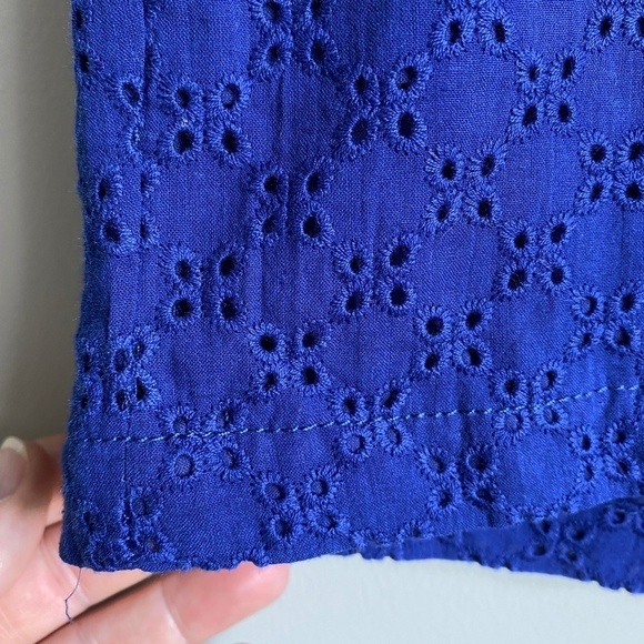 Smart Set Women's Purple 3" Shorts Lined Lace Hole Design Size‎ 6 - Picture 3 of 12